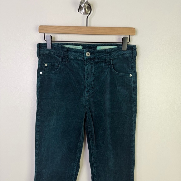 Pilcro and the Letterpress Teal Corduroy Flare Pants - Picture 3 of 12